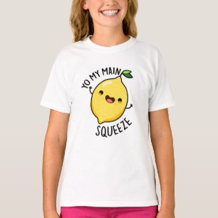 Camiseta Yo My Main Squeeze Funny Lemon Pun