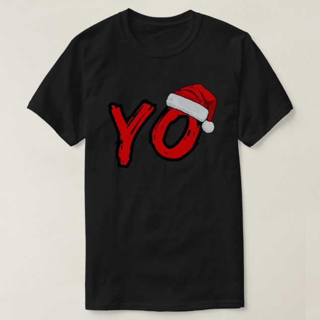 Camiseta YO Papai Noel Natal (Frente do Design)