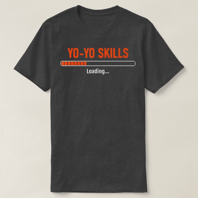 Camiseta Yo Skills Loading 70s 80s 90s Hobby Pastime Old (Frente do Design)