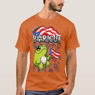 Camiseta Yo Soy Boricua Porto Rico Animal Coqui Sapo