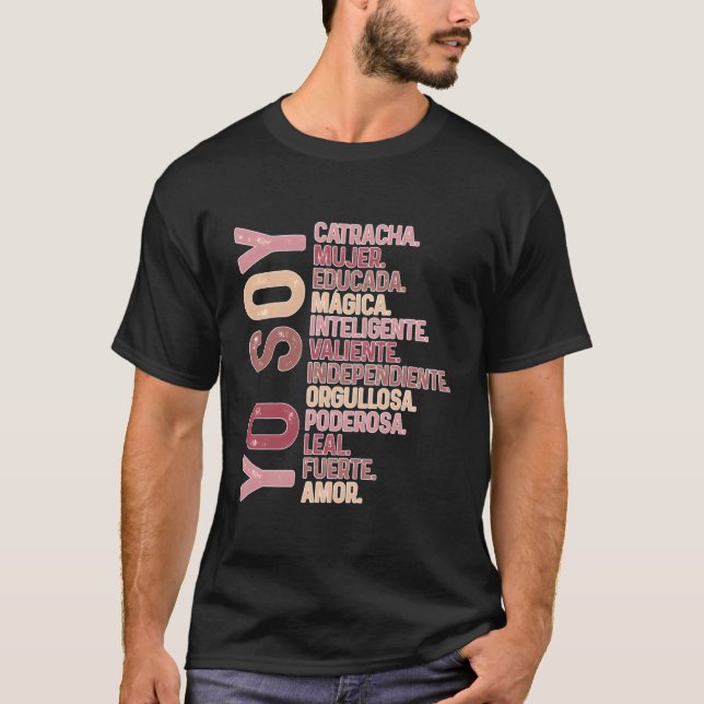 Camiseta Yo Soy Catracha Latina Garota hondurenha Honduras  (Frente)