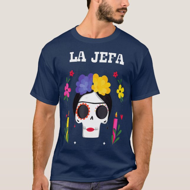 Camiseta Yo Soy La Jefa Dia De Los Muertos Dia Do Para (Frente)
