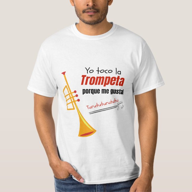 Camiseta yo toco la Trompeta (Frente)