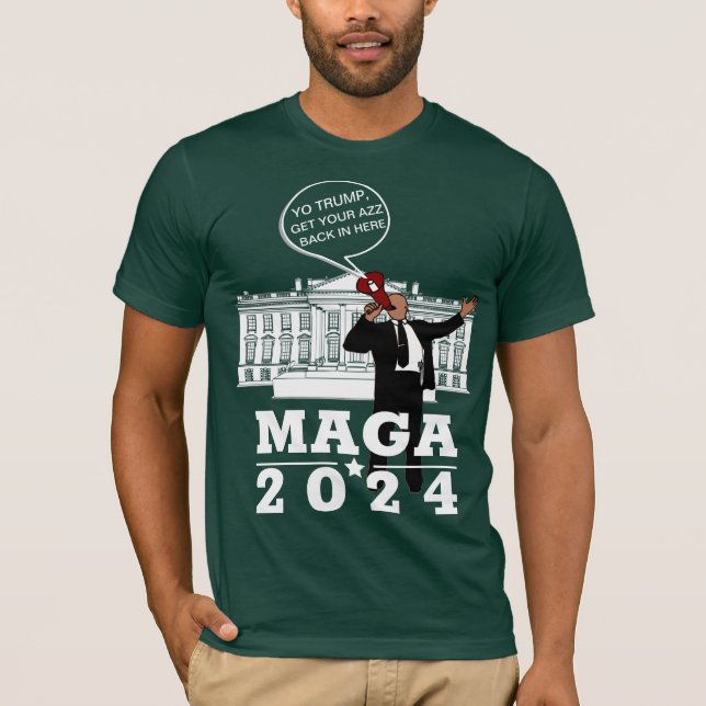 CAMISETA YO TRUMP 2024 MAGA (Frente)