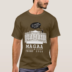 Camiseta YO TRUMP 2024 MAGA Novamente T-Shirt