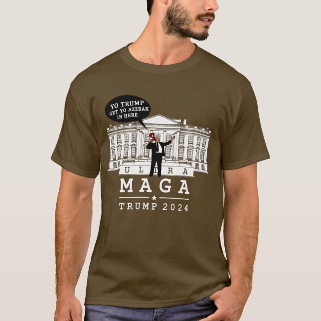 CAMISETA YO TRUMP VOLTA A ULTRA MAGA 2024 (Frente)