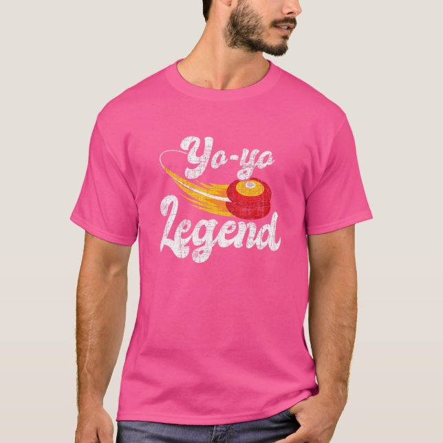 Camiseta Yo Yo Legend  Yoyo Master Tricks Competition Passa (Frente)