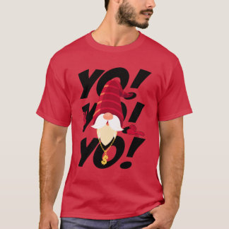 Camiseta Yo Yo Yo amigo do Papai Noel