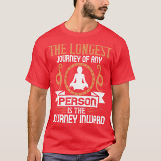 Camiseta Yoga A Jornada Mais Longa É A Viagem Para Dentro