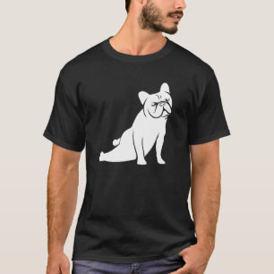 Camiseta Yoga Amante de Cachorro Bulldog Francês