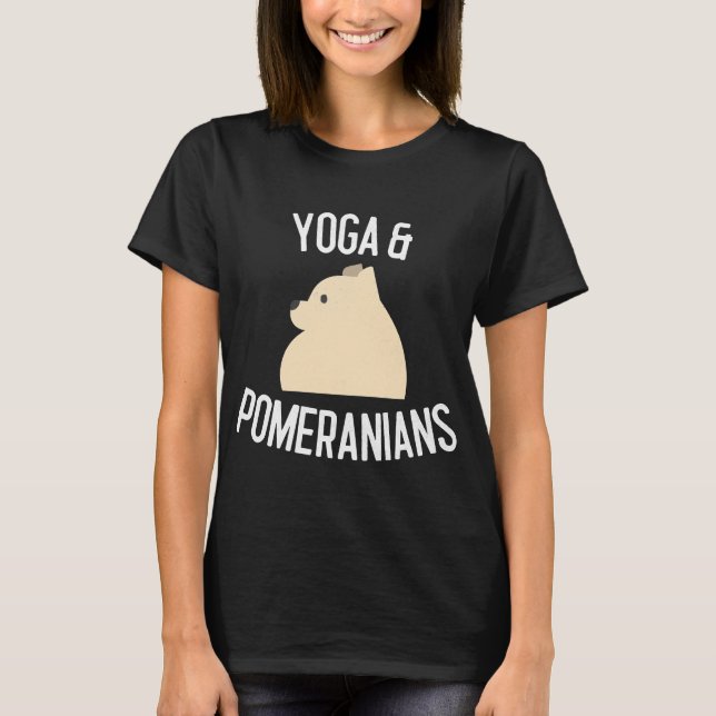 Camiseta Yoga Amp Pomeranians Dog Lover (Frente)