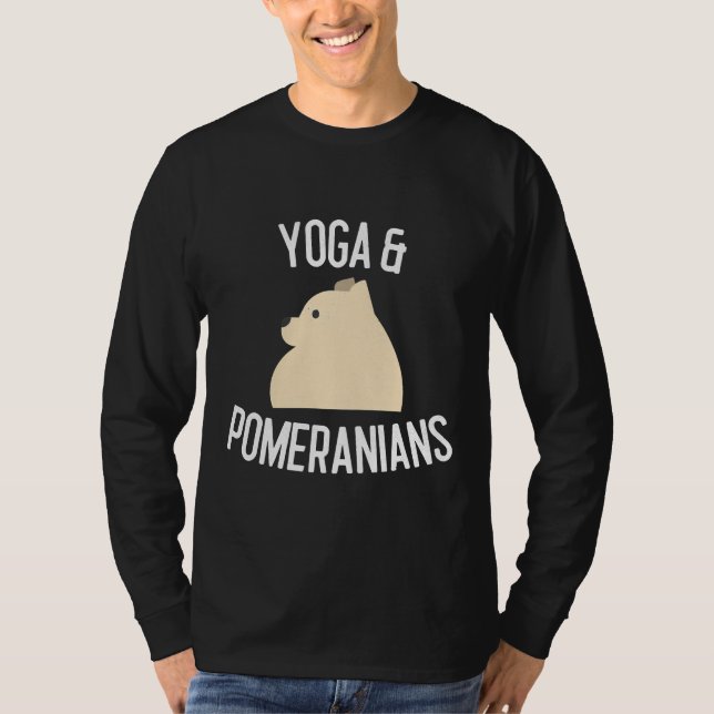 Camiseta Yoga Amp Pomeranians Dog Lover (Frente)
