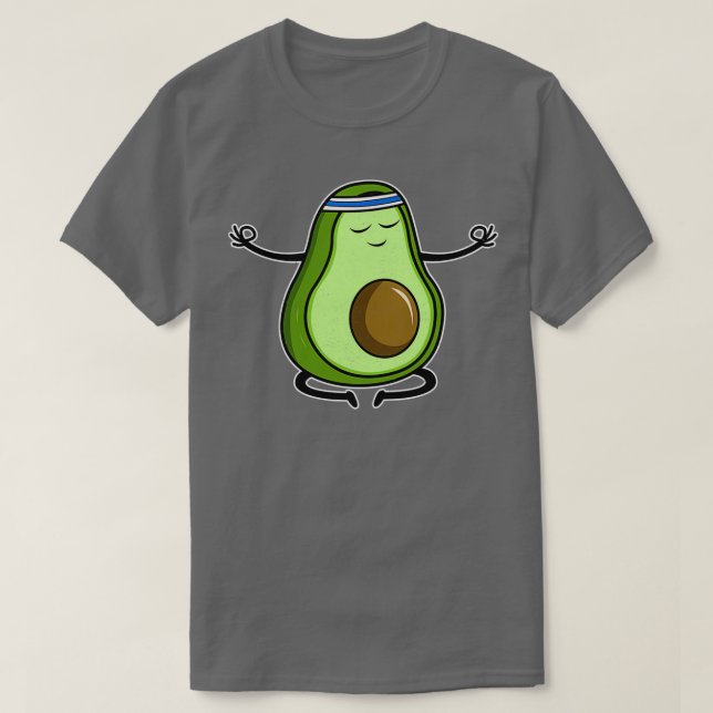 Camiseta Yoga Avocado Lover Classic TSirt (Frente do Design)