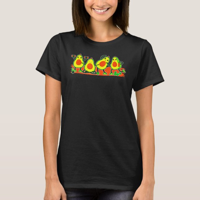 Camiseta Yoga Avocado Vegetariana Baseada na Dieta Keto (Frente)