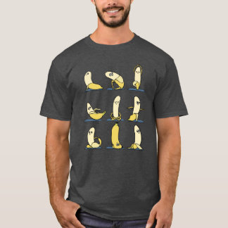 Camiseta Yoga Banana retrô