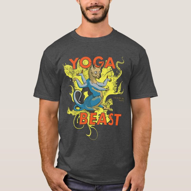Camiseta Yoga Beast Nº 1 T-Shirt rico (Frente)