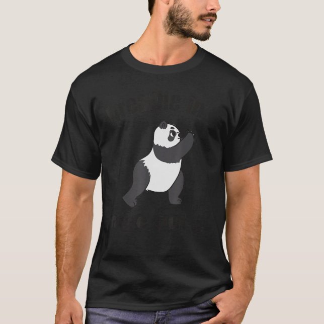 Camiseta Yoga Breathe Em Jovem Na Ocupação De Yoga Panda En (Frente)