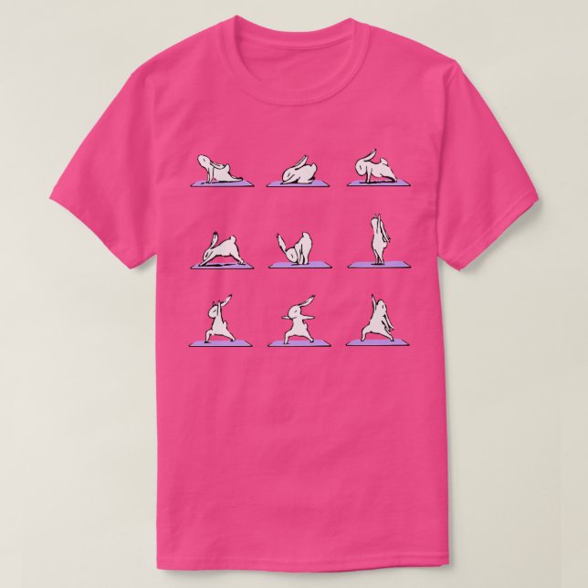 Camiseta Yoga Bunny  (Frente do Design)