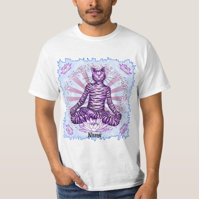 Camiseta Yoga Cat (Frente)