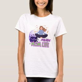 Camiseta Yoga Coffee Chaos – Mom Life