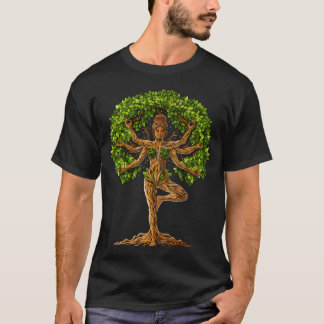 Camiseta Yoga da Árvore da Vida