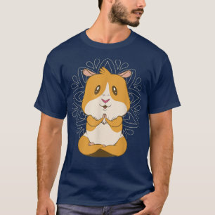 Camiseta Yoga da Meditação de Suínos Guiné