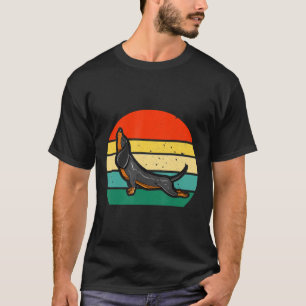 Camiseta Yoga Dachshund Retro Vintage Funny Gift Para Cães 