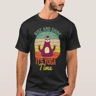 Camiseta Yoga de Preguiça Treino Meditação Alongamento Pila