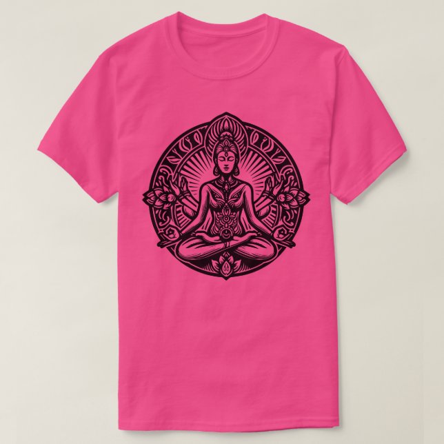 Camiseta Yoga Design 1 (Frente do Design)