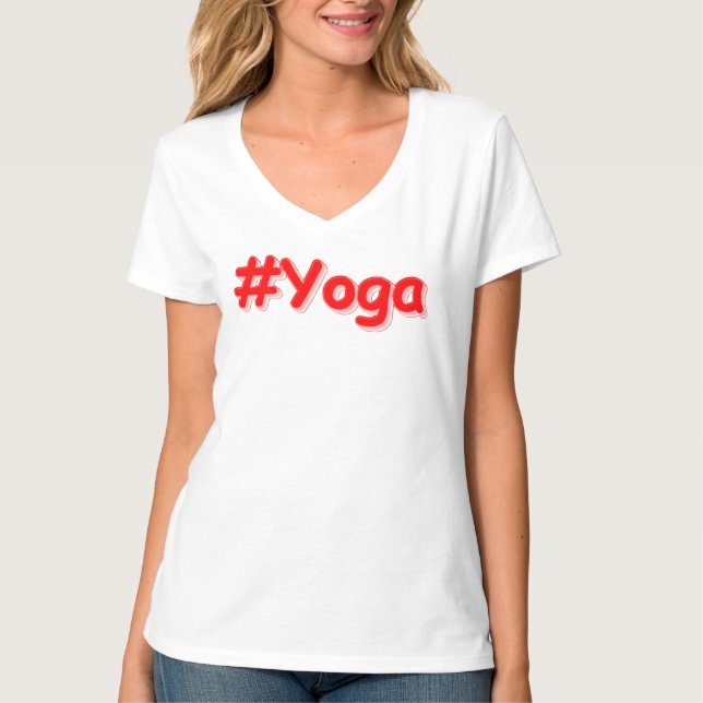 Camiseta "Yoga" Design. Comprar Agora (Frente)