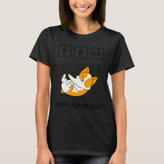 Camiseta Yoga Dog Chemistry Happy Puppy