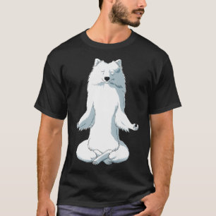 Camiseta Yoga Dog Japonês Spitz Premium