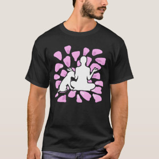Camiseta Yoga Dog Meditation Amigo de presente Cães
