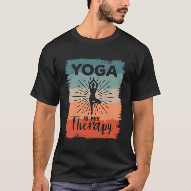 Camiseta Yoga É A Minha Meditação Terapêutica (Frente)