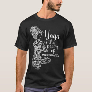 Camiseta Yoga É A Poesia Homens Mulheres Meditação Zen Hind
