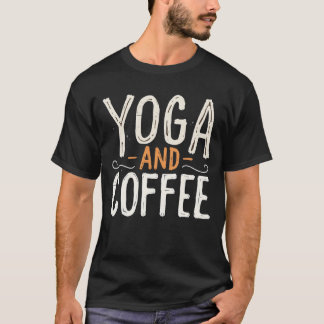 Camiseta Yoga e Café