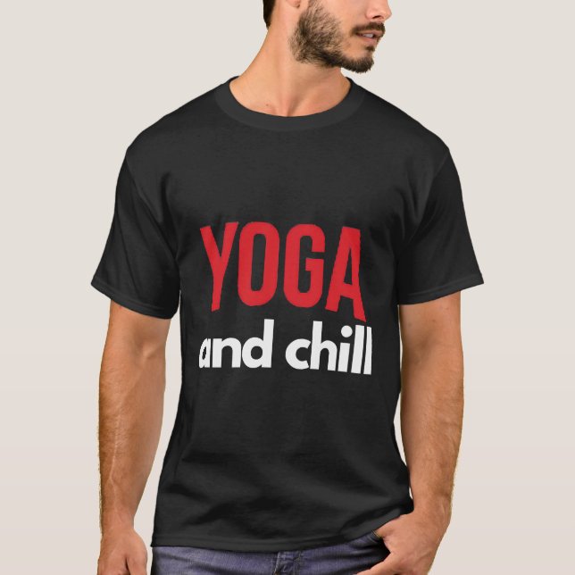 Camiseta Yoga E Chill Unisex Jersey Short Sleeve Prem (Frente)