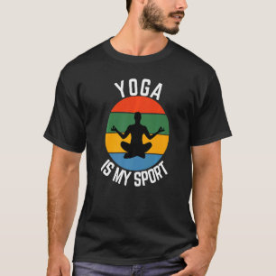 Camiseta Yoga É Meu Esporte, Amantes de Alongamentos