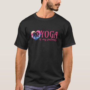 Camiseta Yoga é minha alma gêmea - Design Premier para Aman