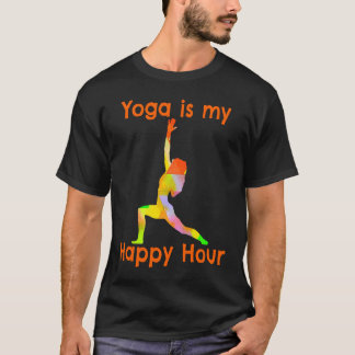 Camiseta Yoga É Minha Meditação De Hora Feliz Professora Yo