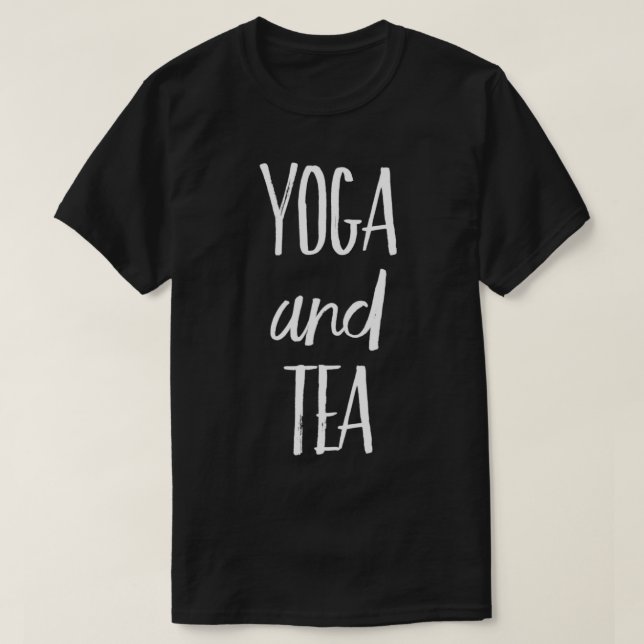 Camiseta Yoga E Tea (Frente do Design)