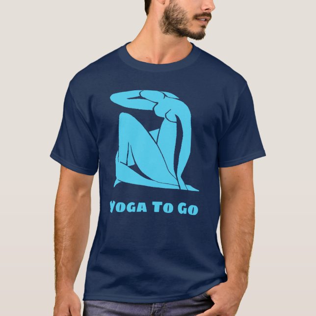 Camiseta Yoga, edite adicionar texto, personalize (Frente)
