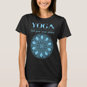 Camiseta Yoga Encontra O Seu Ioga De Paz Interna Em Minha M