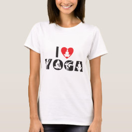 Camiseta Yoga - Eu Amo Yoga T-Shirt