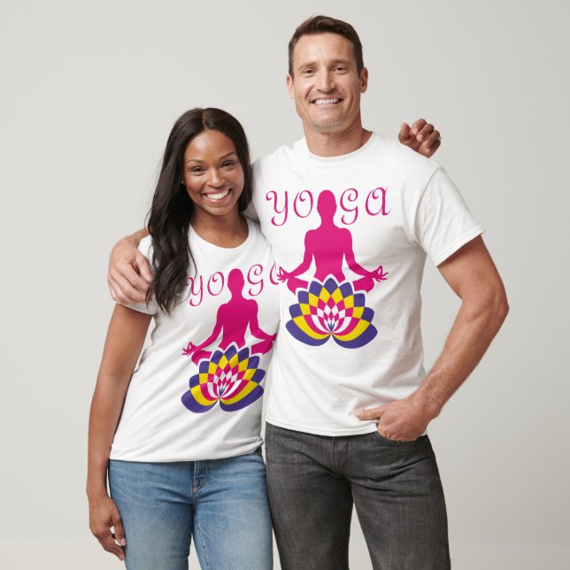 Camiseta Yoga Flor de Loto (Unissex)