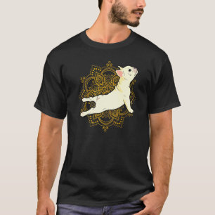 Camiseta Yoga Frenchie Bulldog Bhujangasana Mandala