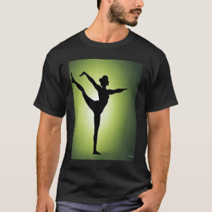 Camiseta Yoga Girl Female Sun Salutation Meditation Chakra