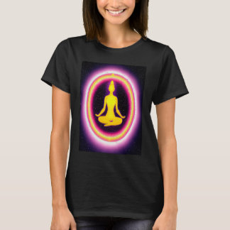Camiseta Yoga Girl Female Sun Salutation Meditation Chakra 