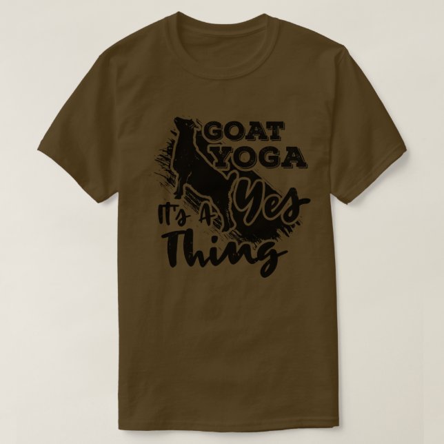 Camiseta Yoga Goat Goatyoga (Frente do Design)