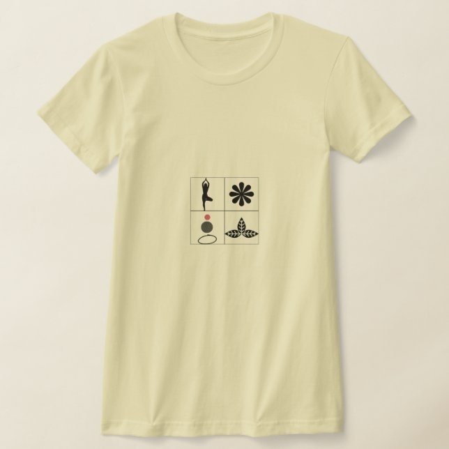 Camiseta YOGA Graphic T-Shirt – Minimalist Wellness Tee  (Postura )